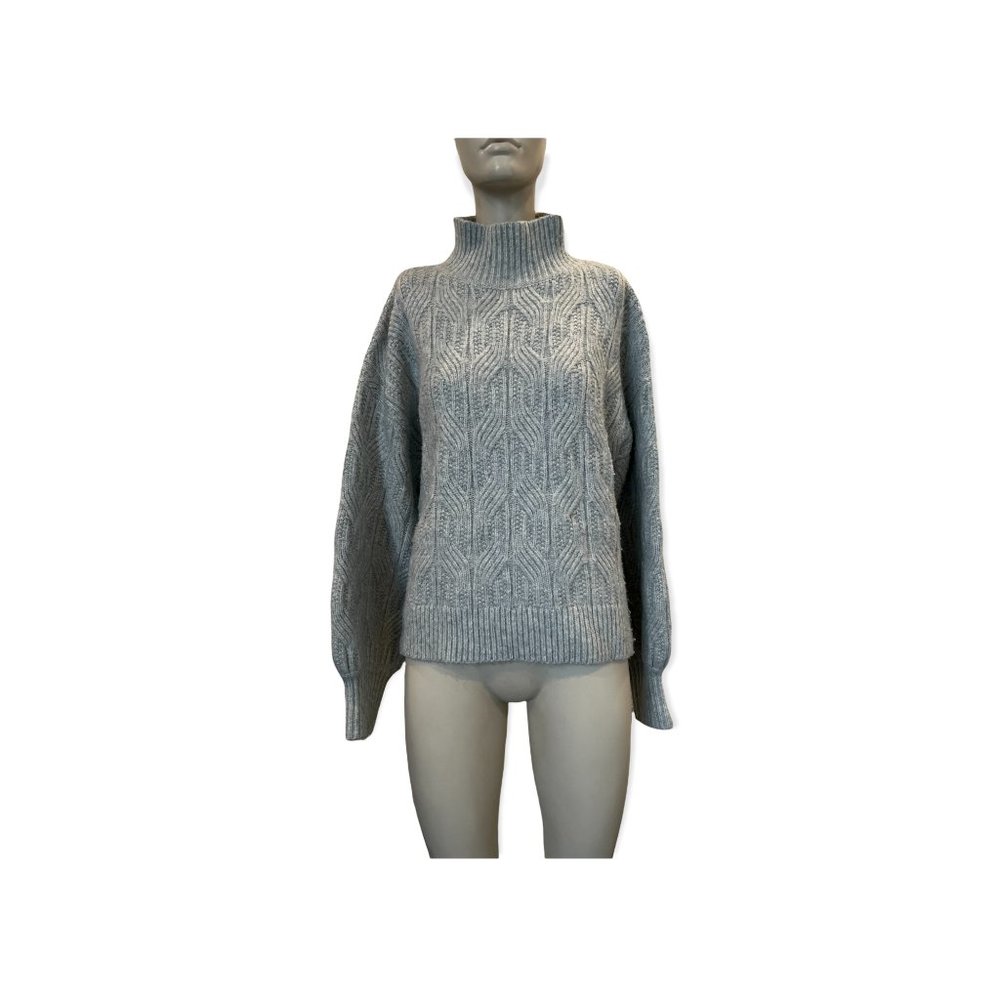 Chunk Knit Turtleneck Sweater